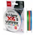 Леска плетёная LJ Vanrex EGI and JIGGING х4 BRAID Multi Color 150м, 0.08мм