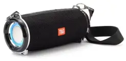 Портативная bluetooth колонка TG-192 светящаяся с супер мощными динамиками Черная