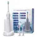 Ультразвуковая зубная щетка Donfeel HSD-015 белая, УФ-дезинфектор.