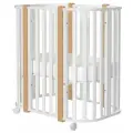 Кроватка MALIKA VERONA 4 в 1 белый, стойки бук