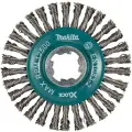 Щетка дисковая Makita проволочная X-lock (d115 мм, толщ. проволоки 0,5 мм, тонкие пучки ) D-73411