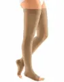 Компрессионные чулки mediven plus, с открытым носком на широкое бедро 108W Medi, размер 3, Карамель, Стандартная