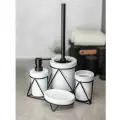 Комплект настольный для ванны аксессуары для ванную комнату керамика SOPORTE SET3 без мыльницы
