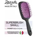 Janeke SUPERBRUSH Щетка для волос малая, 71SP234FUX, черный/фуксия, 17,5x7x3 см