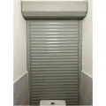 Роллеты / рольставни в санузел / сантехнические рольставни 700x1100 на механическом управлении, цвет-серый RAL 7038