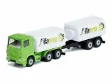 Грузовик Siku 1690 с автоцистерной и прицепом, белый/зеленый SIKU1690