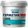 Герметик шовный для минеральных поверхностей Cemmix, акриловый, 15 кг, серый