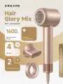 Фен Dreame Hair Glory Mix Gold, 1600 Вт, с ионизацией и ароматизацией, диффузор и концентратор в комплекте, золотой