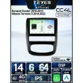 Магнитола Teyes CC4L 6/64GB для Renault Duster 2010-2015 / Nissan terrano 2014-2020, штатная магнитола, IPS экран, DSP, 4G, Wi-Fi, 2 DIN