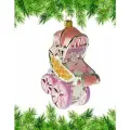 Елочная игрушка Коляска Pink Komozja family