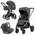 Детская коляска 3в1 Carrello Omega, цвет Excellent Grey (Графитовый)