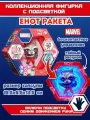 Интерактивная фигурка-игрушка Wow Stuff Енот Ракета, коллекционная, пластик, датчик движения, высота фигурки 6,5 см
