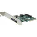 ORIENT AM-U3142PE-2A, Контроллер PCI-Ex4 v3.0, USB 3.2 Gen2, 2-port ext Type-A, ASM3142 chipset, разъем доп. питания, в комплекте LP планка крепления (31272)