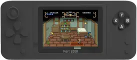 Портативная игровая консоль Retro Genesis Port 2000 + 3000 игр