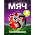 Футбольный мяч Premier League, 5 размер, полиуретан/резина, бесшовный, с камерой