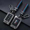 Чехол-брелок для автомобильного ключа Tank 300, 500 металлический с пряжкой темно-серый
