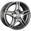 Литые диски LS wheels 770 7,5x17 5x100 ET45 dia 73,1 GMF (цвет: серый+полировка)