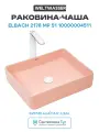 Раковина-чаша WeltWasser Elbach 2178 MP 51 10000004511 Розовая матовая фаянс накладная 51