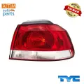 Фонарь правый задний VOLKSWAGEN GOLF 6 2008 HBK CHROME TYC: 11-b433-01-2b OEM: 5K0945096D