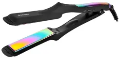 Выпрямитель для волос, щипцы BRAYER BR3332, 50Вт, керамика, 7 режимов (110-230°), LED-индикатор, 25*100 мм, черный