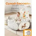 Сухой бассейн без шариков для детей, складной, 115х100х78 см, CINLANKIDS