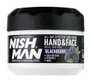 Nishman All-Day Effective Care Hand and Face Cream Blackberry Увлажняющий крем для лица и рук с ароматом ежевики 300мл