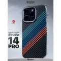 Чехол О'кейси на iPhone 14 Pro MagSafe BMW карбоновый, разноцветный