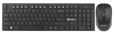Комплект клавиатура+мышь Intro DW610 Wireless Black