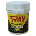 Порошок ускоритель лыжный фторированный RAY SHF-44 для беговых лыж 0+10C на новый, глянцевый снег (30г)
