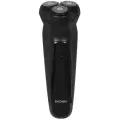 Электробритва Enchen BlackStone C, черный, роторная, бритье: сухое, головок - 3, триммер, питание - от аккумулятора