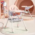 Складной мультяшный столик, детский стульчик для отдыха с подносом для кормления, съемная обеденная тарелка, обеденный стол