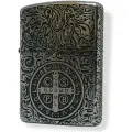 Zippo зажигалка оригинал 162 Armor хром с гравировкой Constantine