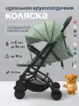 Коляска прогулочная складная для путешествий Tommy Trip зеленая