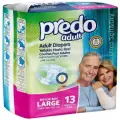 Predo Adult Подгузники для взрослых размер L 13шт/ Памперсы для взрослых