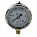 Манометр гидрозаполненный МД93 радиальный Дк63мм 0-25 бар G1/4 глицерин экомера МД93-63-G-25