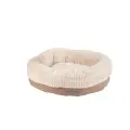 Лежанка для кошек и собак круглая SCRUFFS Ellen, коричнево-бежевый, 75х75х20см (Великобритания)