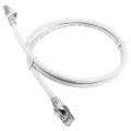 Патч-корд Lanmaster LAN-PC45 RJ-45 (m) - RJ-45 (m) CAT6a S/FTP, длина 1 м, 1 шт., белый