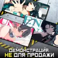 Игровой коврик для мыши Zenless Zone Zero, ZZZ, ткань/каучук, прошитый край, размер XL, 900 x 400 мм
