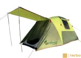 Палатка шатер 4х местная с тамбуром ART1860