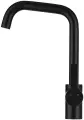 Смеситель для кухни Swedbe Diana черный с высоким изливом однорычажный (1041B)
