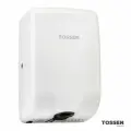 Сушилка для рук электрическая - TOSSEN HS 1308 MW (Arctic white) (высокоскоростная, антивандальная, сенсорная с UV)