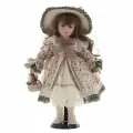 Кукла Remeco Collection Виктория, фарфоровая, 45 см, в винтажном наряде