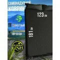 Коврик самонадувающийся туристический PRESIDENT FISH 8895204 PF-05DP черный