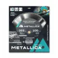 Диск пильный тв. сплав. METALLICA Optima 355х25,4 мм, 100 зубов, Т 3,2 мм по алюминию, пластику