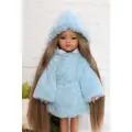 Одежда для кукол 32-35см Paola Reina, Vidal Rojas, Berjuan и др, Шубка для кукол, голубой