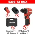 DEVON 5208 беспроводная дрель 12В, 5208-12BOX