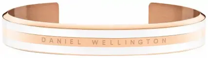 Жесткий браслет Daniel Wellington, эмаль, 1 шт., размер 15.5 см, размер S, белый