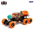 Джип радиоуправляемый MONSTER, 1:16, эффект дыма, световые эффекты, работает от аккумулятора, цвет оранжевый