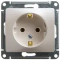 Перламутр Розетка с/з, 16А Glossa Systeme Electric (комплект 3шт)
