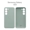 Силиконовый чехол COMMO Shield Case для Samsung Galaxy S23, Серо-зелёный